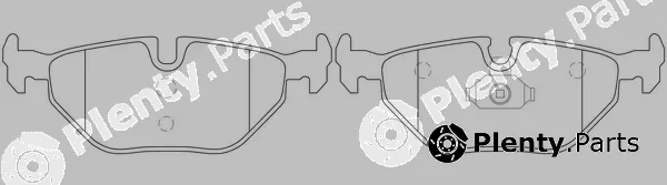 FIT FP0396 — Brake Pad Set, disc brake