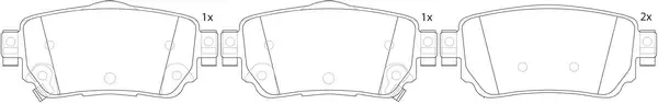 FIT FP1738 — Brake Pad Set, disc brake