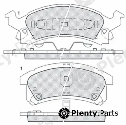 FIT FP0673 — Brake Pad Set, disc brake