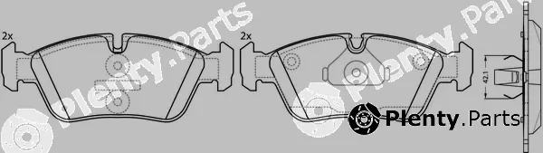 FIT FP0558 — Brake Pad Set, disc brake