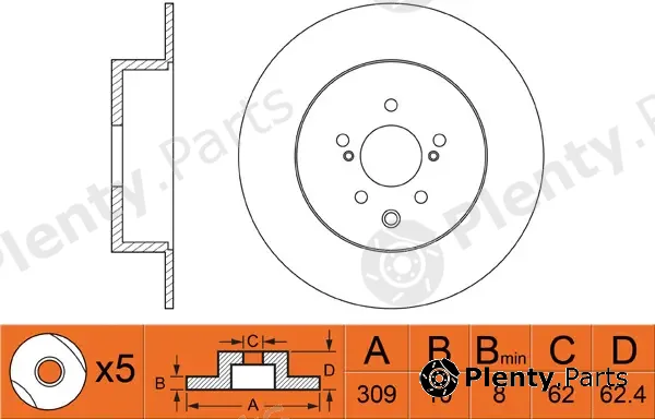 FIT FR0578 — Brake Disc