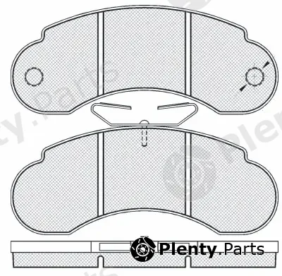 FIT FP1233 — Brake Pad Set, disc brake