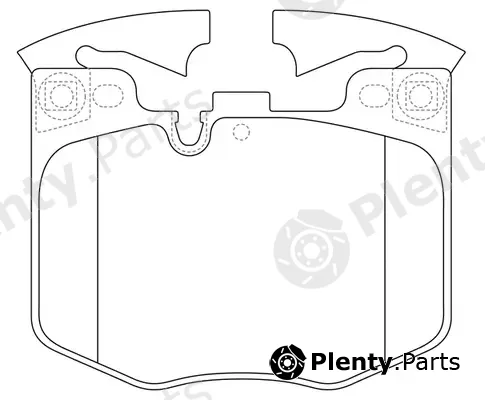 FIT FP1867 — Brake Pad Set, disc brake
