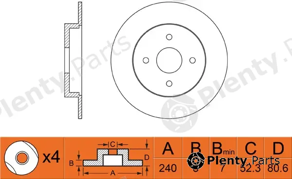 FIT FR0285 — Brake Disc