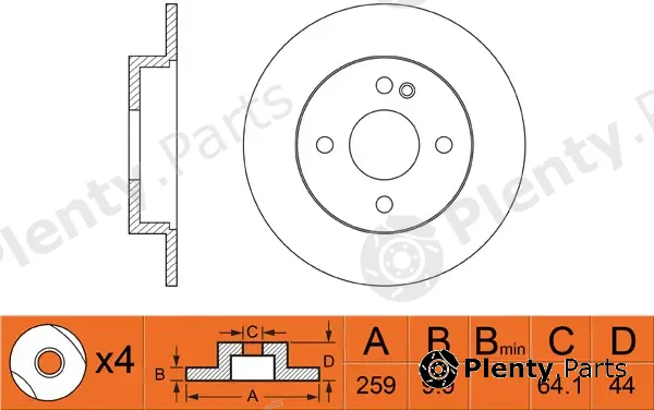 FIT FR0273 — Brake Disc