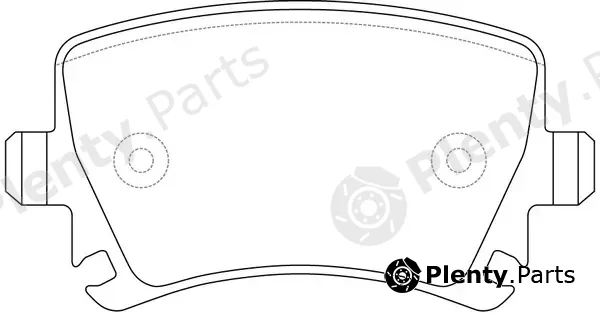 FIT FP1108 — Brake Pad Set, disc brake