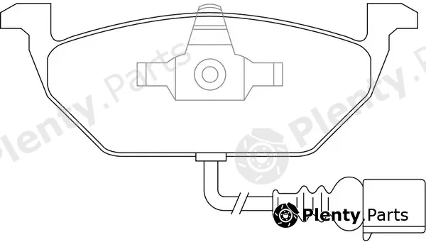 FIT FP0768E — Brake Pad Set, disc brake