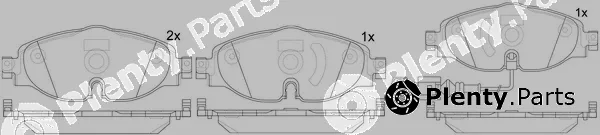 FIT FP1115E — Brake Pad Set, disc brake