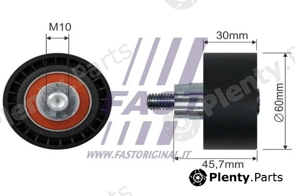 Fast FT44566 — Deflection/Guide Pulley, V-ribbed belt