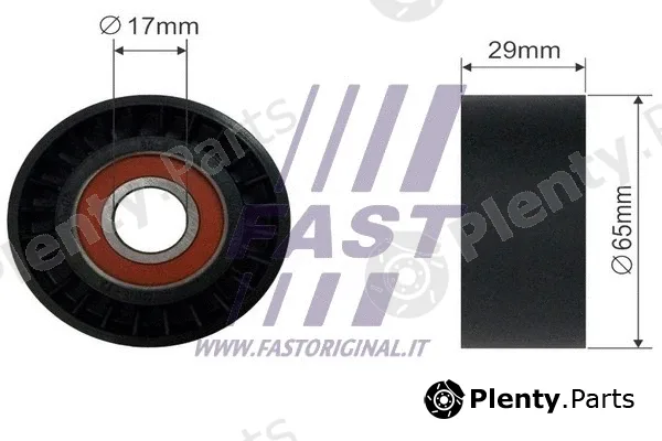 Fast FT44554 — Tensioner Pulley, V-ribbed belt