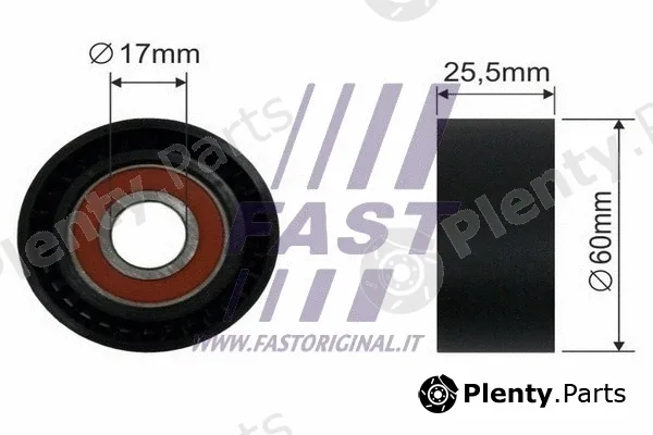 Fast FT44534 — Tensioner Pulley, V-ribbed belt
