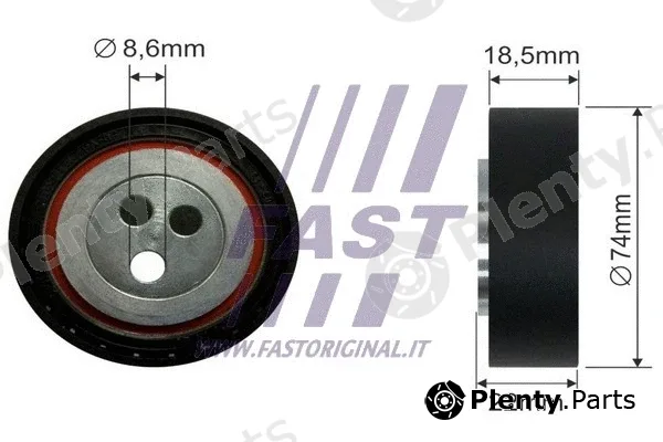 Fast FT44587 — Tensioner Pulley, V-ribbed belt