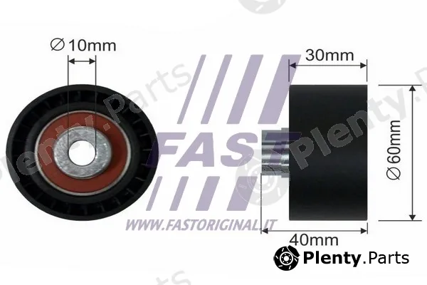 Fast FT44086 — Deflection/Guide Pulley, timing belt