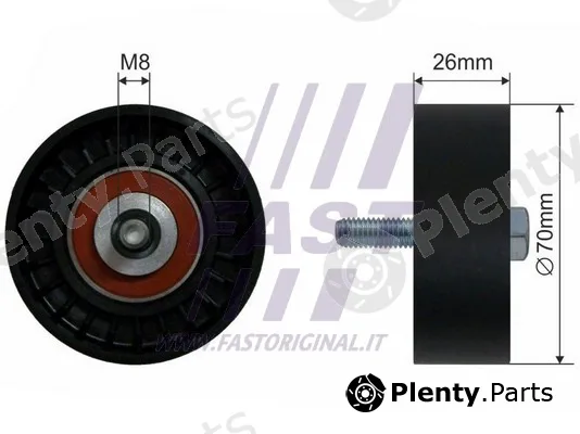 Fast FT44512 — Deflection/Guide Pulley, V-ribbed belt