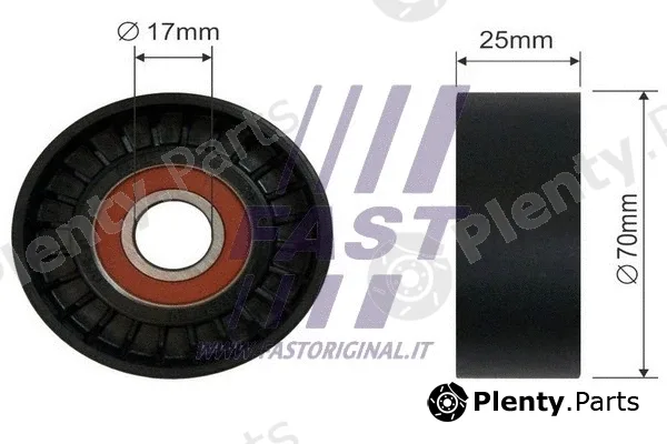 Fast FT44551 — Tensioner Pulley, V-ribbed belt