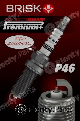 Brisk 2104 — Spark Plug P46 Iridium Premium+