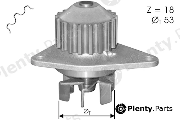 Ferron TOP12600006 — Water Pump, engine cooling