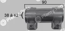 Ferron TOP31910007 — Flexible Pipe, exhaust system