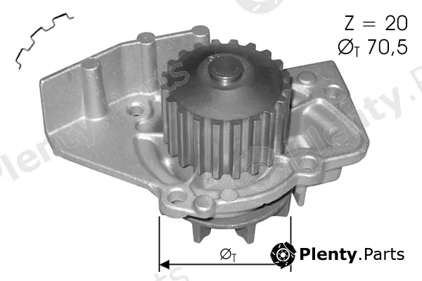 Ferron TOP12600003 — Water Pump, engine cooling