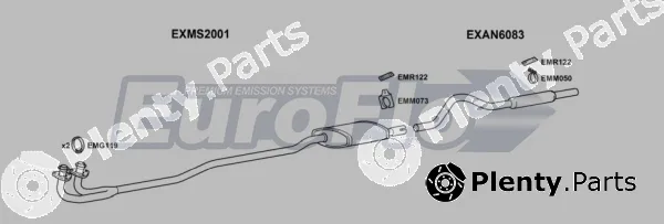EuroFlo MSITA172001 — Exhaust System