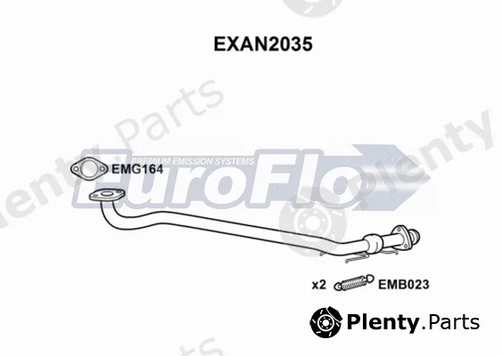 EuroFlo EXAN2035 — Exhaust Pipe