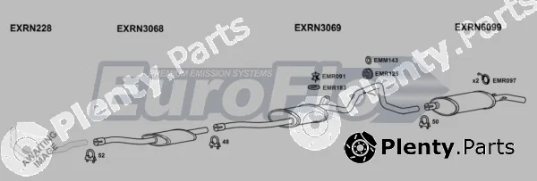 EuroFlo RN18203001A — Exhaust System