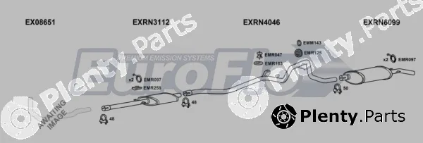 EuroFlo RN18163001D — Exhaust System