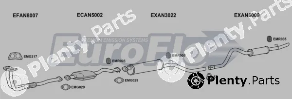 EuroFlo ANMAE131008 — Exhaust System