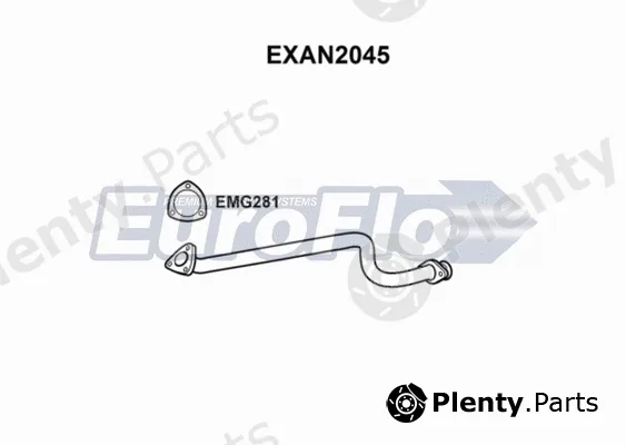 EuroFlo EXAN2045 — Exhaust Pipe
