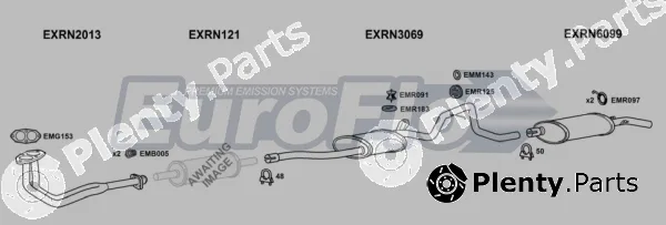 EuroFlo RN18203001B — Exhaust System