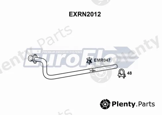 EuroFlo EXRN2012 — Exhaust Pipe