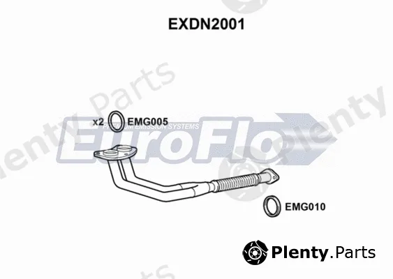 EuroFlo EXDN2001 — Exhaust Pipe