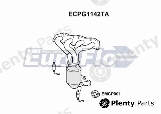 EuroFlo ECPG1142TA — Catalytic Converter