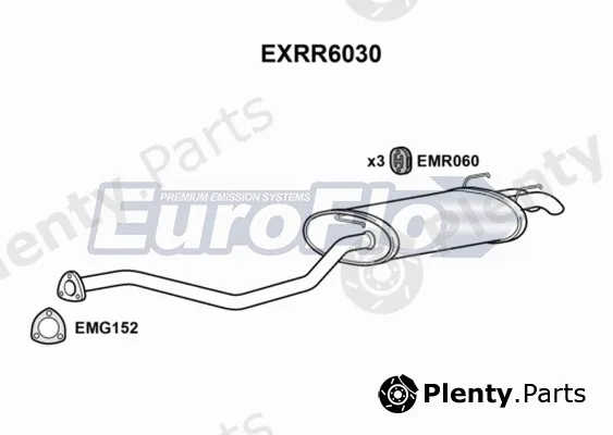 EuroFlo EXRR6030 — Rear Muffler