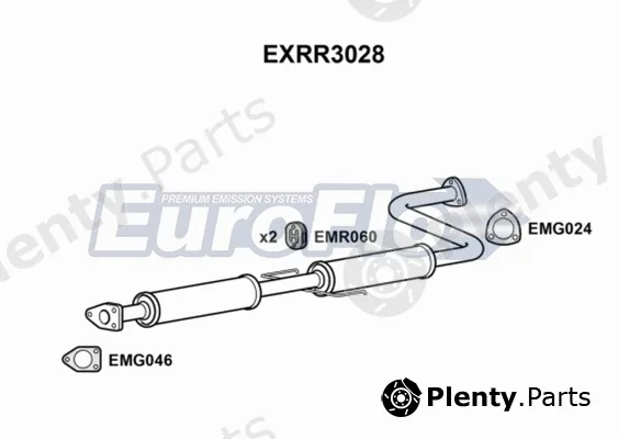 EuroFlo EXRR3028 — Centre Muffler