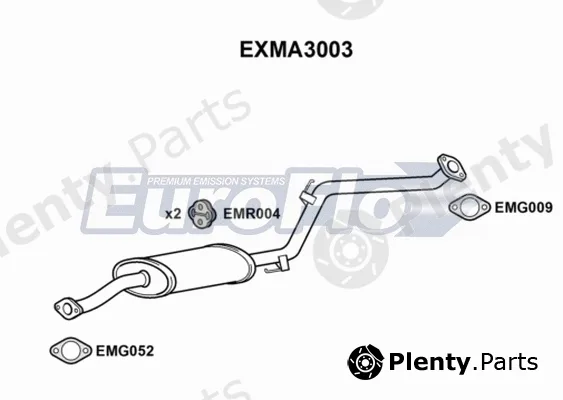 EuroFlo EXMA3003 — Centre Muffler