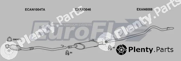 EuroFlo LVMAXU25D7011F — Exhaust System