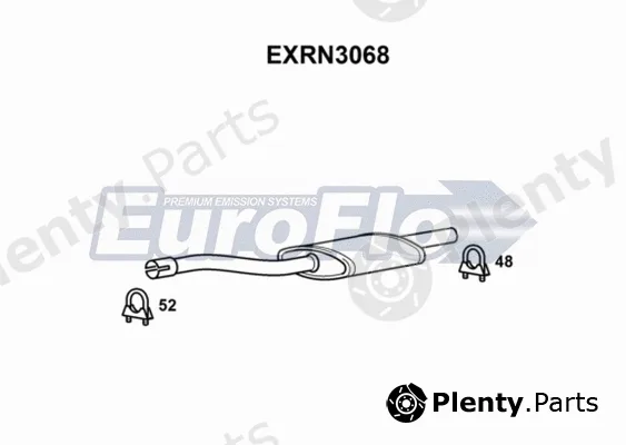 EuroFlo EXRN3068 — Centre Muffler