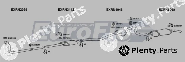 EuroFlo RN18163001A — Exhaust System
