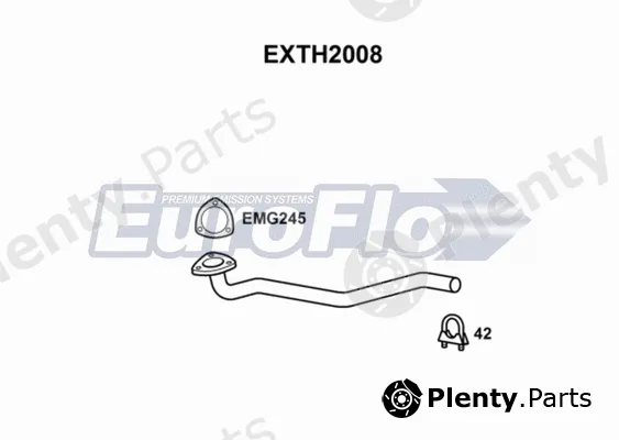 EuroFlo EXTH2008 — Exhaust Pipe