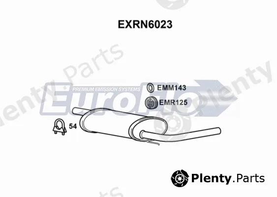 EuroFlo EXRN6023 — Rear Muffler