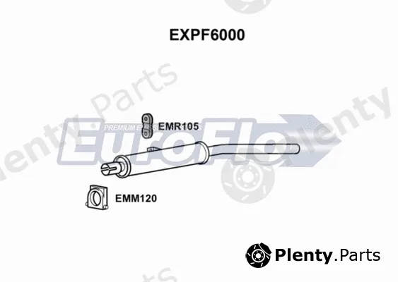 EuroFlo EXPF6000 — Rear Muffler