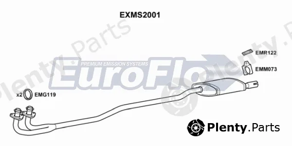 EuroFlo EXMS2001 — Exhaust Pipe