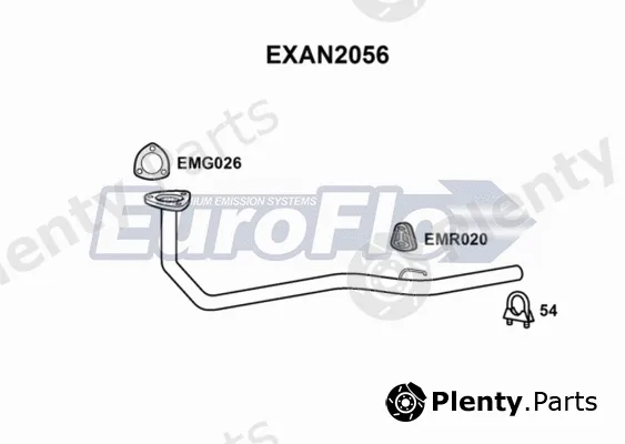 EuroFlo EXAN2056 — Exhaust Pipe