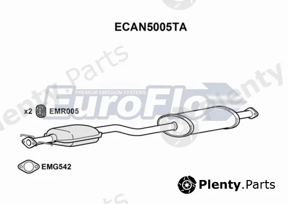 EuroFlo ECAN5005TA — Catalytic Converter