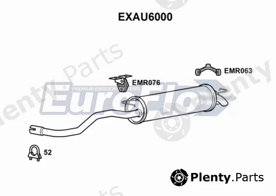 EuroFlo EXAU6000 — Rear Muffler