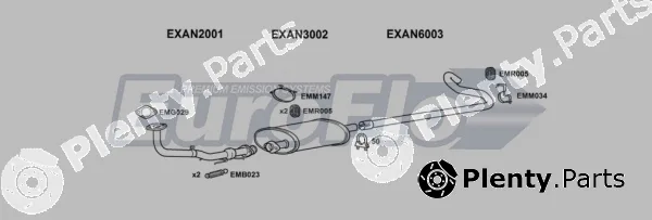 EuroFlo LVSHE25D9018B — Exhaust System