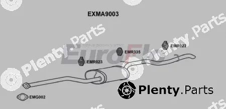 EuroFlo EXMA9003 — Rear Muffler