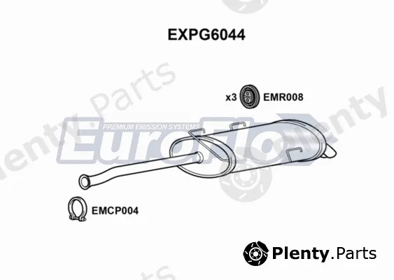 EuroFlo EXPG6044 — Rear Muffler