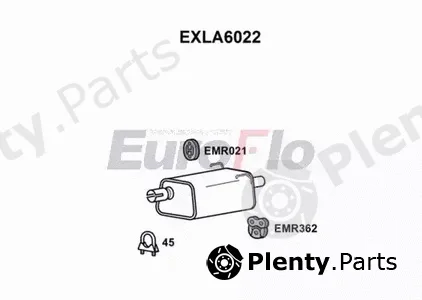 EuroFlo EXLA6022 — Rear Muffler